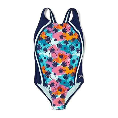 Image of Speedo Girls Printed Sport Splice