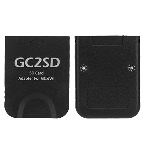 Adaptateur micro SD GC2SD pour Wii et Gamecube, solution aux cartes memoire pleines noir