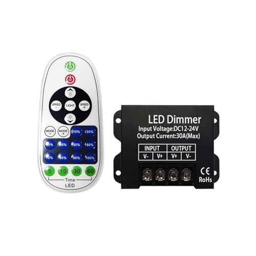23-key high-power single dimmer dimmer controller iron case 23-key timing controller LED controller LED dimmer
