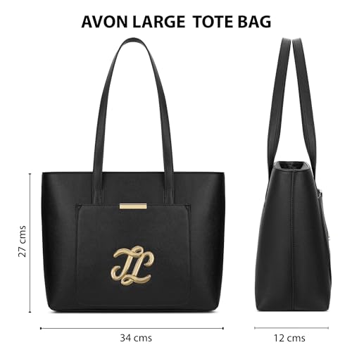 Image of Lavie Signature Women's Avon Large Tote Bag | Tote Bag for Work | Ladies Purse | Stylish Shoulder Bag | Gift for Women
