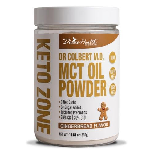 Dr. Colbert, MD MCT Oil Powder | Gingerbread Flavor |