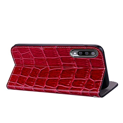 Coque Xiaomi Mi A3 étui cuir à rabat horizontal texture crocodile - 5