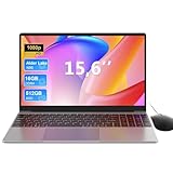 Portátil 15,6 Pulgadas, 16GB RAM+512GB SSD, CPU N95(Mejor que N5095) hasta 3,4GHz, Win11, Teclado Iluminado con Teclado Numérico, 5GWiFi, Carga tipo C, Ordenador Portátil para Trabajo, Estudio y Hogar