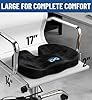Everlasting Comfort Seat Cushion – Memory Foam Portable Desk Chair Cushion Pad for Office Chair, Car, Travel, Long Sitting, Gaming, Non-Slip Base, Black #3
