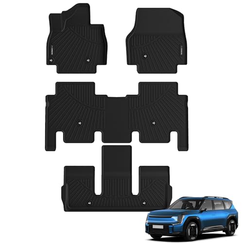 AUXKO All Weather Floor Mats Fit for Kia EV9 6 ...
