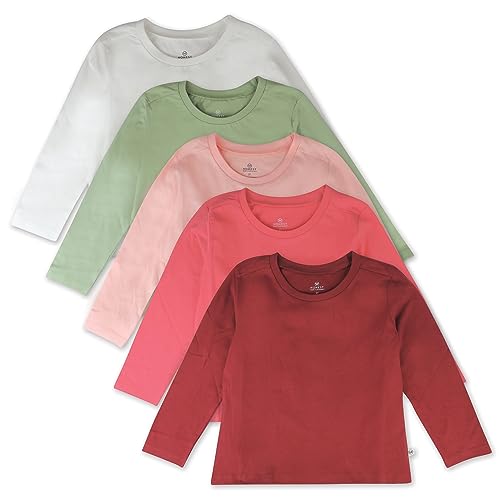 Image of HonestBaby Unisex-Baby Organic Cotton Long Sleeve Tshirts Multipack