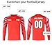 Quick-Dry Breathable Goalie Soccer Jersey for All Ages - Custom Goalkeeper Jersey - Adults/Kids/Teens (Red)