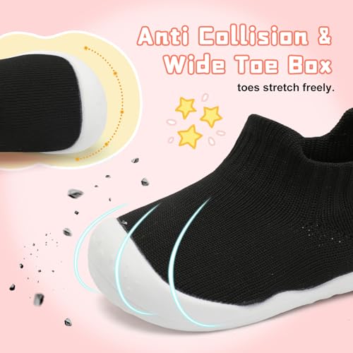 Centipede Demon Baby Shoes Baby Boys Girls Sock Shoes Breathable Infants Toddlers Slippers Indoor Outdoor First Walking Shoe Slip On Sneakers Non Slip Boots with Soft Rubber Soles 12-18 months infant