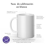 Taza cerámica blanca 18 Imagen adicional