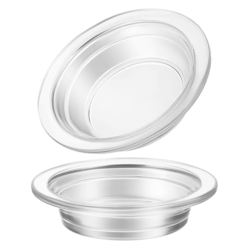 Plato calentador de vidrio con función versátil Toyvian para quemadores de cera