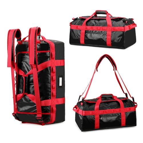 Sac à dos rouge à compartiments multiples | Modèle ergonomique hommes et femmes