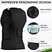 Eicolorte Adult Padded Compression Shirt Training Vest (3-Pad) Sleeveless T-Shirt Ribs, Back Protector Tank Football Soccer Basketball Hockey Protective Gear
