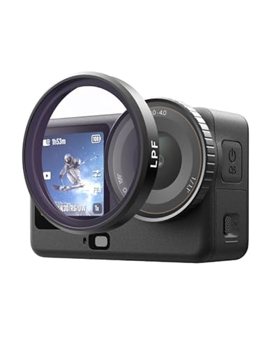 TELESIN LPR Light Pollution Reduction Filter for DJI Osmo Action 6, Night Clear Filter, Reduce Light Pollution, Enhance Stars & City Night Shots, HD Optical Glass, Nano Multi-Coated