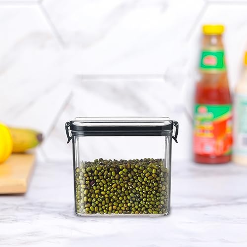 Large Stackable Clear Food Storage Container with Airtight Lid for Kitchen (White) - image 5