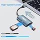 VANJA SD Kartenleser, USB-C zu Micro SD Card Reader für SDHC SDXC UHS-I Karte | Kompatibel für iPhone 16/15 Serie, MacBook Pro/iPad/Mac/Laptop, Galaxy S24/S23 Android Smartphones
