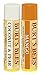 Burt's Bees 100% Natural Moisturizing Lip Balm, Coconut & Pear and Mango with Beeswax & Fruit Extracts - 2 Tubes, 2 Fl OZ