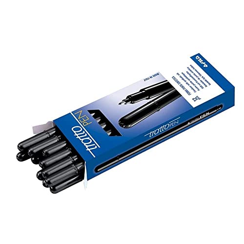 TRATTO Pen Filzstifte 50 Stück – Mehrfarbig, 0,5 Mm Spitze, Wasserbasierte Tinte, Für Büro, Schule & Kreativität