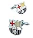 Gemelolandia | Boutons de Manchette Pour Chemise du FC Barcelone a Color | Pour Hommes et Garçons | Cadeaux Pour Mariages, Communions, Baptêmes et Autres Événements