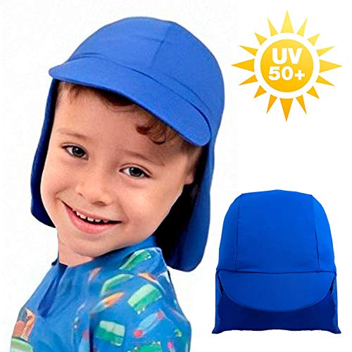 Boné infantil bebê criança proteção solar UV 50+ Passeio Sol Aloe Vera (P (6M - 2A), Rosa)