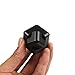 JZH Metal Aluminum Infinity Cube Fidget Hand Spinner Finger Spin Toys, Removable Finger Rubik Cube Naughty Toys. (Black)