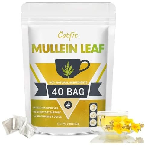 Catfit Mullein Leaf Tea for Respiratory Support Cover