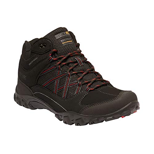 Image of Regatta Men's Edgepoint Hydropel Mid Height Walking Boots Low Rise Hiking