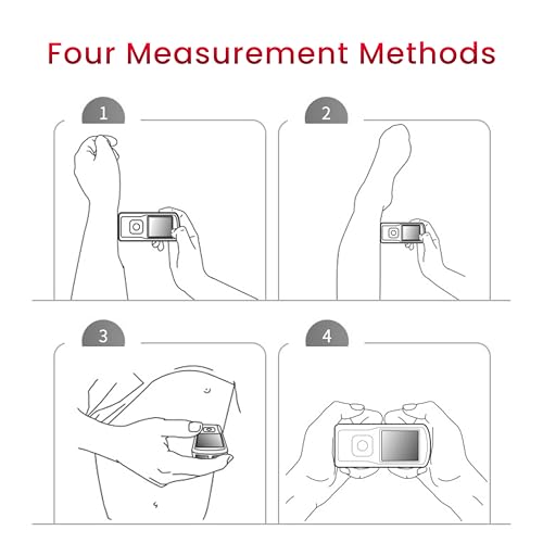 Image of CONTEC PM10 Portable ECG /EKG Monitor - Bluetooth Heart Rate & Rhythm Recorder with Rechargeable Battery, 1.77″ Color Screen & USB, Handheld Personal Heart Check Device