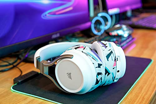 WC FreeZe Virtuoso, Hybrid Fabric Cooling Gel Replacement Earpads for Corsair Virtuoso Gaming Headset Made by Wicked Cushions - Image 3