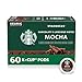 Starbucks Mocha Flavored Medium Roast Single Cup Coffee for Keurig Brewers, 6 Boxes of 10 (60 Total K-Cup pods)