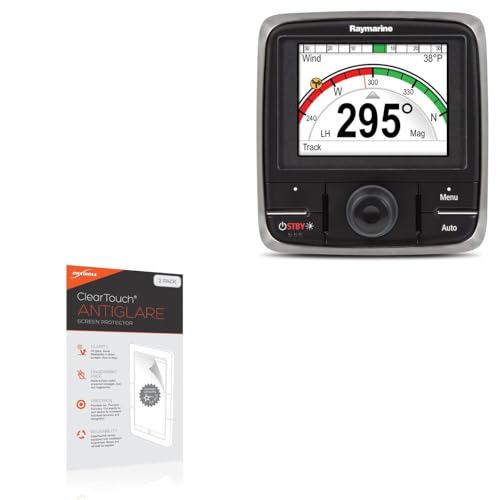 BoxWave Screen Protector Compatible with Raymarine P70 - ClearTouch Anti-Glare (2-Pack), Anti-Fingerprint Matte Film Skin