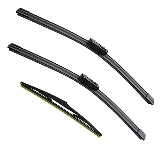 3 Factory Wiper Blade Replacement for 2025 2024 2023 2022 2021 2020 2019 2018 2017 Mazda CX-5 CX-9, Original Equipment Windshield Window Wiper Blades Set - 24"/18"/14"(Set of 3) Top Lock