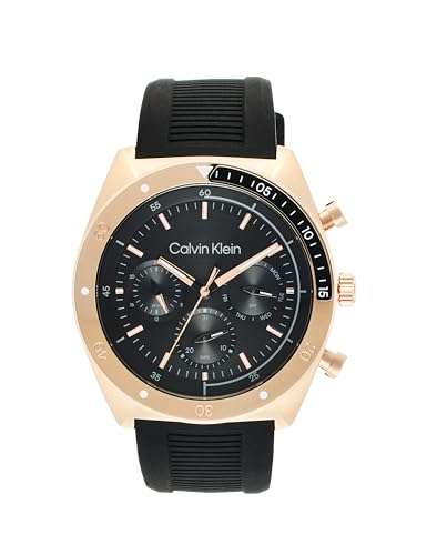 Image of Calvin Klein Ck Flex Qtz Multifunction Tonneau Dial Men's Watch