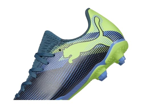 PUMA Tênis unissex infantil Future Play Firme, chuteira artificial de futebol, Gray Skies-elektro Ro