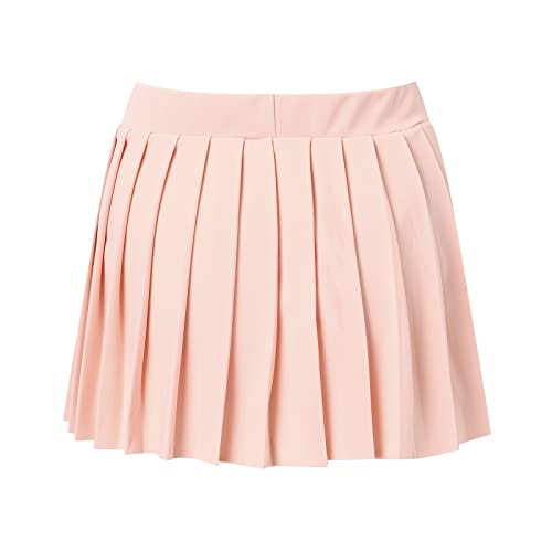 Minissaias plissadas femininas sexy clube Y-2k cintura alta elástico tênis skater saia evasê mini sa