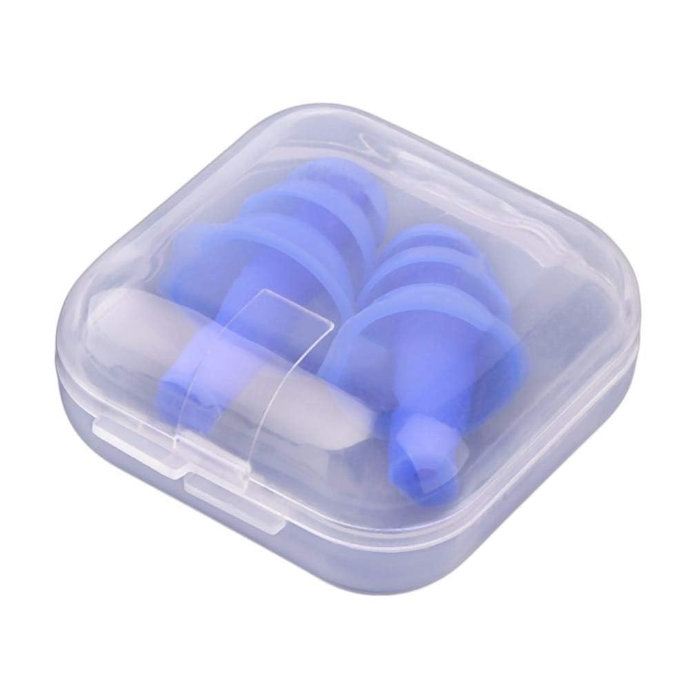 UrbanBasics Soft Silicone Swimming Ear Plugs (Blue) - Pack of 2 Pairs 2