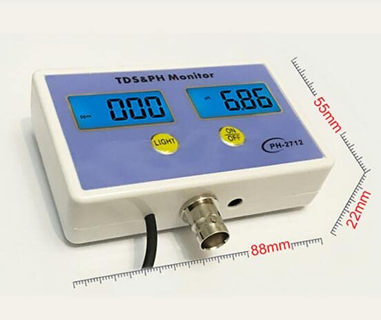 Aquarium Water Quality Detector TDS&PH Monitor Aquarium Long-Term Monitor PH Tester Meter