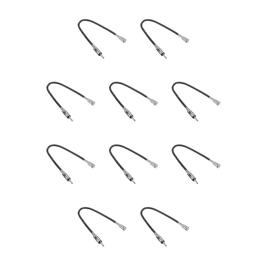 10 Set di Adaptador de Antena de Radio Especial para Coche, Cable de extensión Resistente al Desgaste, Conector Flexible, Amplificador/DC, Cable aéreo, 10piezas
