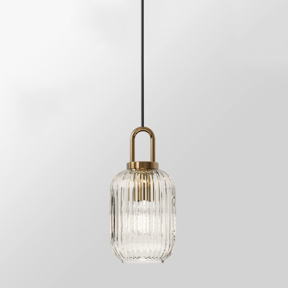 Lampe suspendue en verre moderne pour illuminer votre table de cuisine et salle à manger rétro