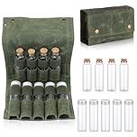 QESSUVNC 9 Pcs Spice Box Set with Portable Spice Bag Travel Spice Kit,Mini Spices Jars Set Seasoning Dispenser With Storage Bag,Seasoning containers Great for Camping, Travel, Bushcraft & RV