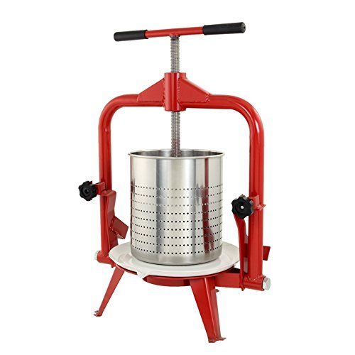 Tsm Products Stainless Steel Harvest Fruit And Wine Press, 14-Liter #TOP2