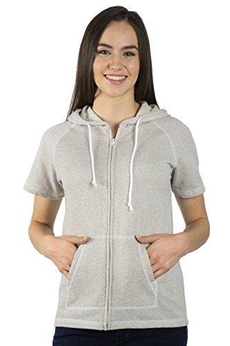 Pimatee Zip Hoodie Women Cotton Blend Hoodie Zip Up Pocket Sleeve Jacket，Comfortable for Everyday Wear