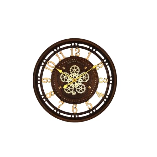 Image of 24 Inch Gear Clock Solar Brand [Biggest Gear Clock in India] - Timeless Indian Clocks Crafted with Precision