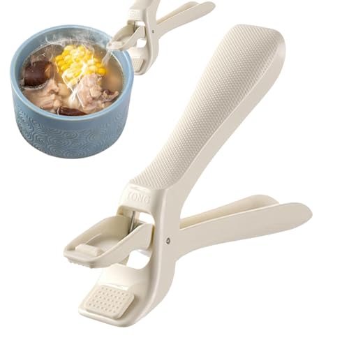 Pinze per piastra | 2 pinze anti-scottature per friggitrice ad aria | pinze antiscivolo | pinze ergonomiche | pinze a morsetto | sollevatore caldo | pinze da cucina per casa, ristorante