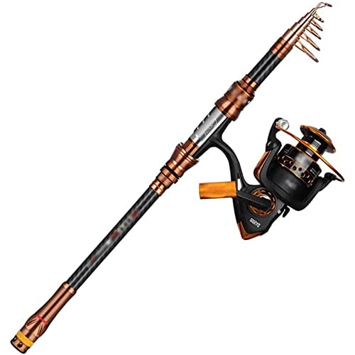 Mhysadga KFT9YG2446 Wędka Spinningowa Teleskopowa Combo