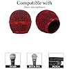 GEEKRIA for Creators Microphone Replacement Grille Compatible with Shure BETA 58A, SV100 Mic Head Cover, Microphone Ball Head Mesh Grill, Capsule Parts, Mic Replacement Parts (Red / 2 Pack) #2