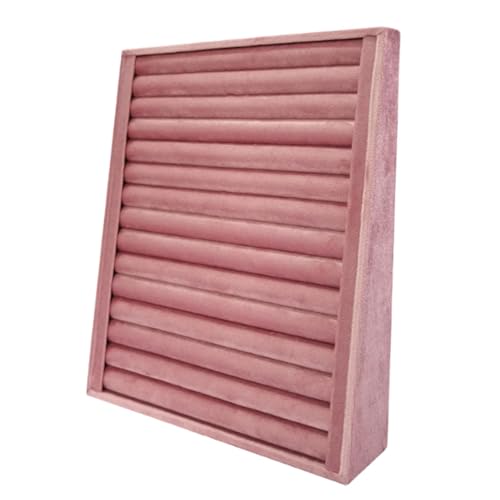 Perfeclan Organizzatore di Gioielli Espositore per Gioielli Regalo di Compleanno Espositore di Grande capacità Vassoio per cassettiera Negozio al Dettaglio, Titolare degli Anelli