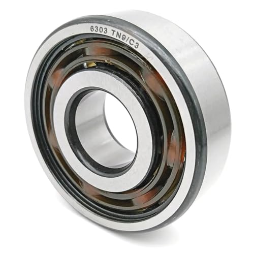Rodamiento 6303-2RS1TN9/C3 de bolas de ranura profunda de una sola hilera con retenes de goma 7