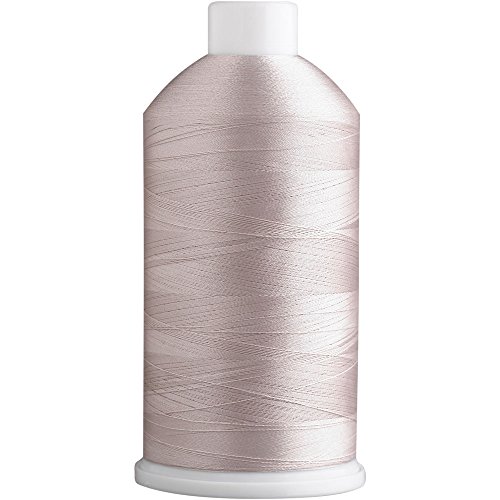 Super B Polyester Embroidery Thread, 40Wt Large Spool 5000M, Embroidery Thread For Commercial & Domestic Machine, 175 Popular Colors Machine Embroidery Thread, 100% Polyester - Rose Quartz Gray 5559 #TOP7