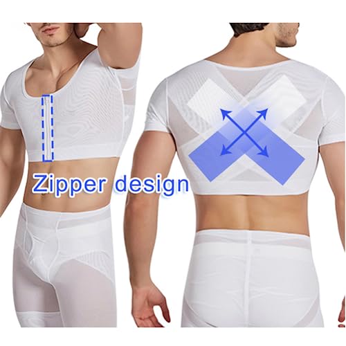 Shapewear homme gilet de compression premium en textile technique stretch - 7
