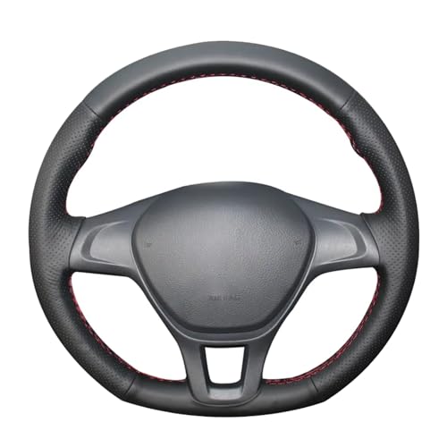KJWPYNF Steering Wheel Cover, for VW Arteon 2016-2019, Customize DIY Hand Sewing Hand-stitched Leather